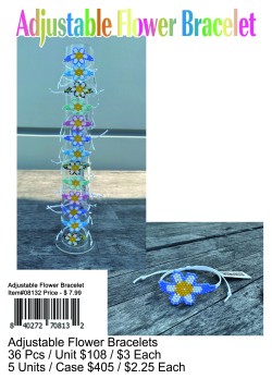 Adjustable Flower Bracelets